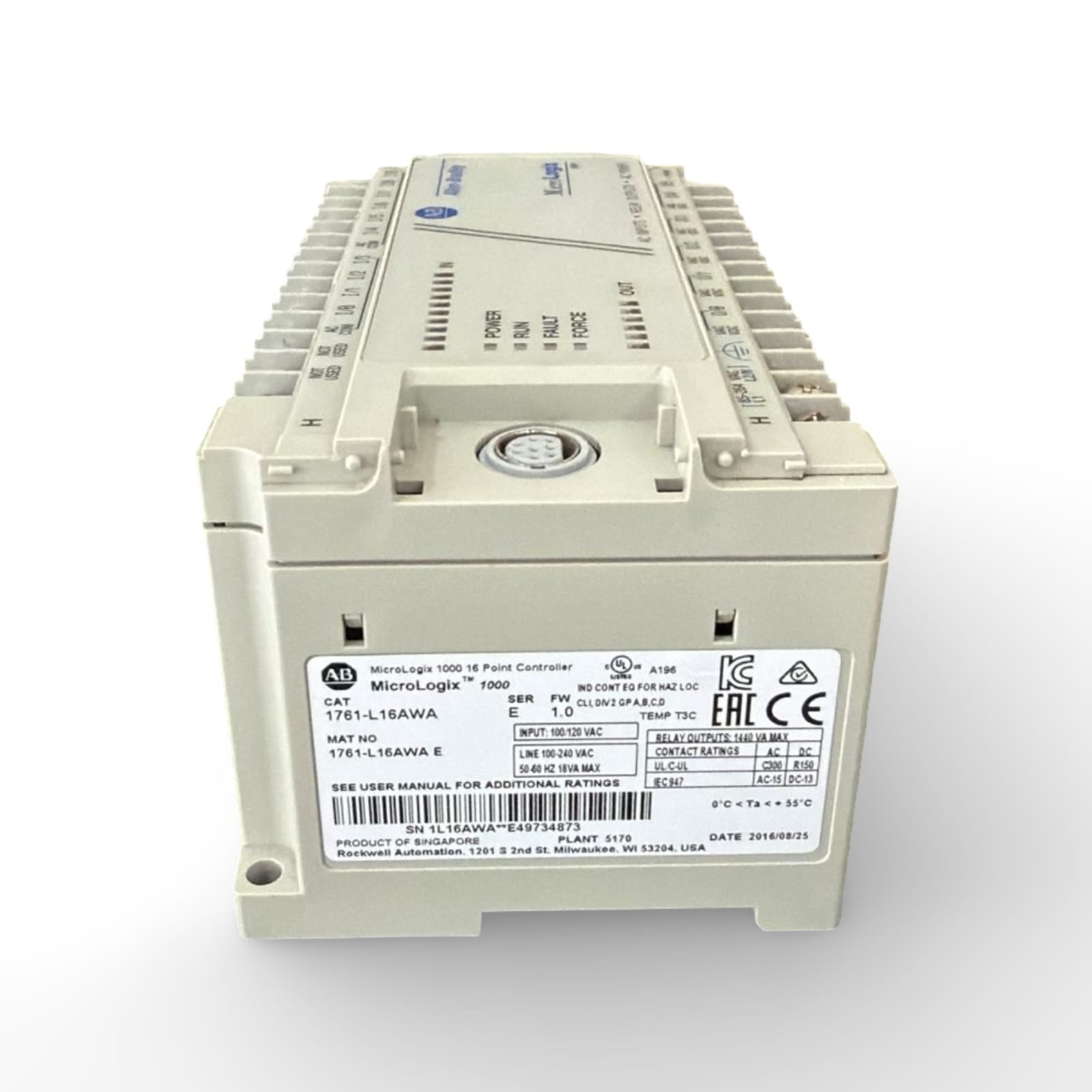 ALLEN BRADLEY 1761-L16AWA