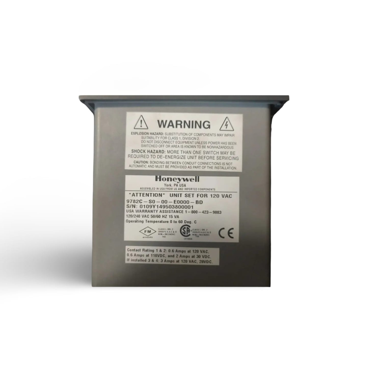 HONEYWELL 9782C-S0-00-E0000-BD