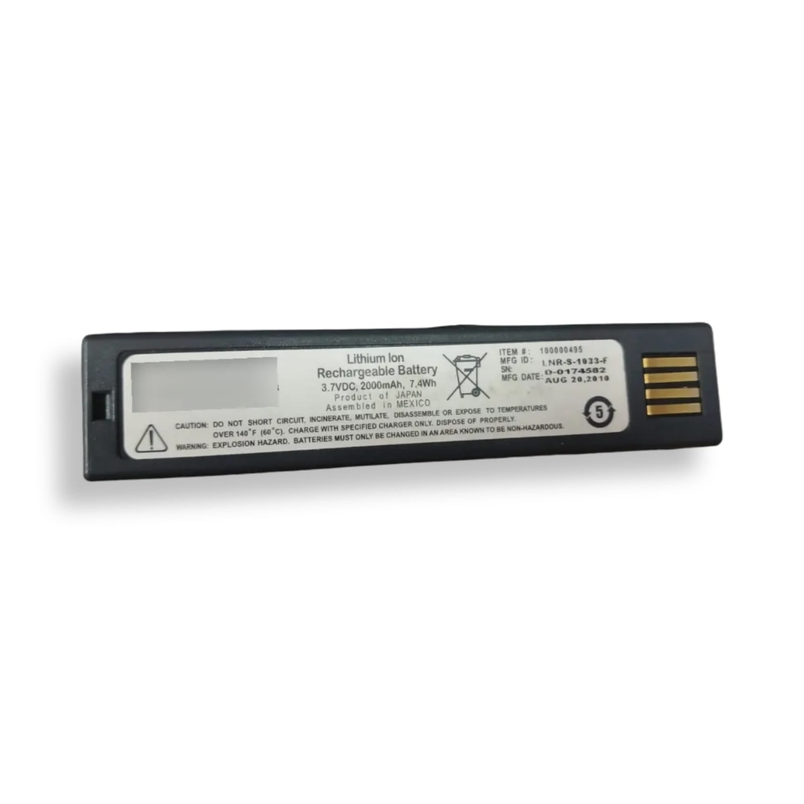 BATERÍA RECARGABLE DE IONES DE LITIO