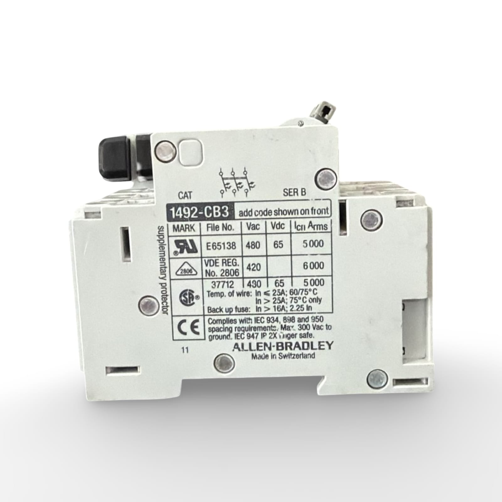 ALLEN BRADLEY 1492-CB3