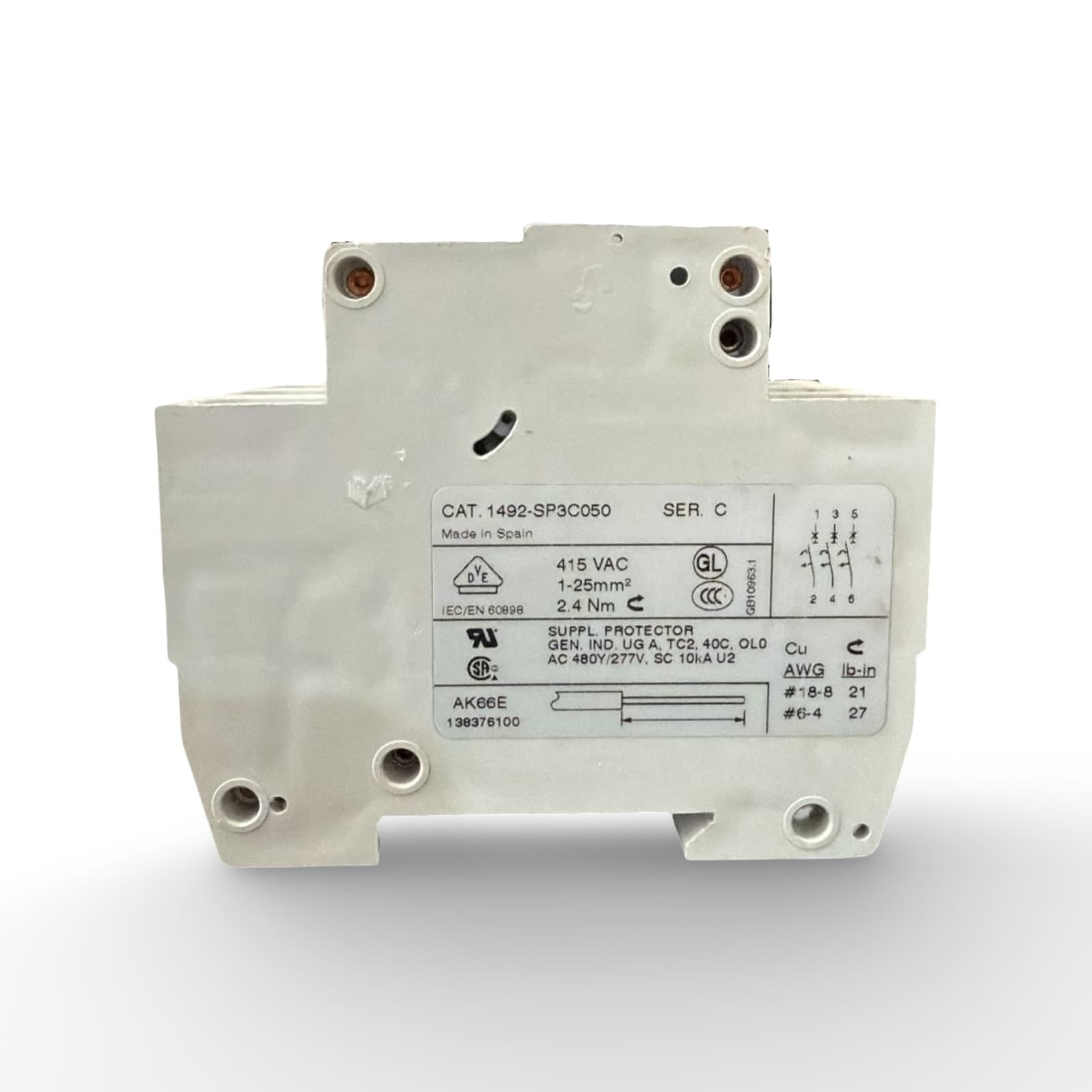 ALLEN BRADLEY 1492-SP3C050