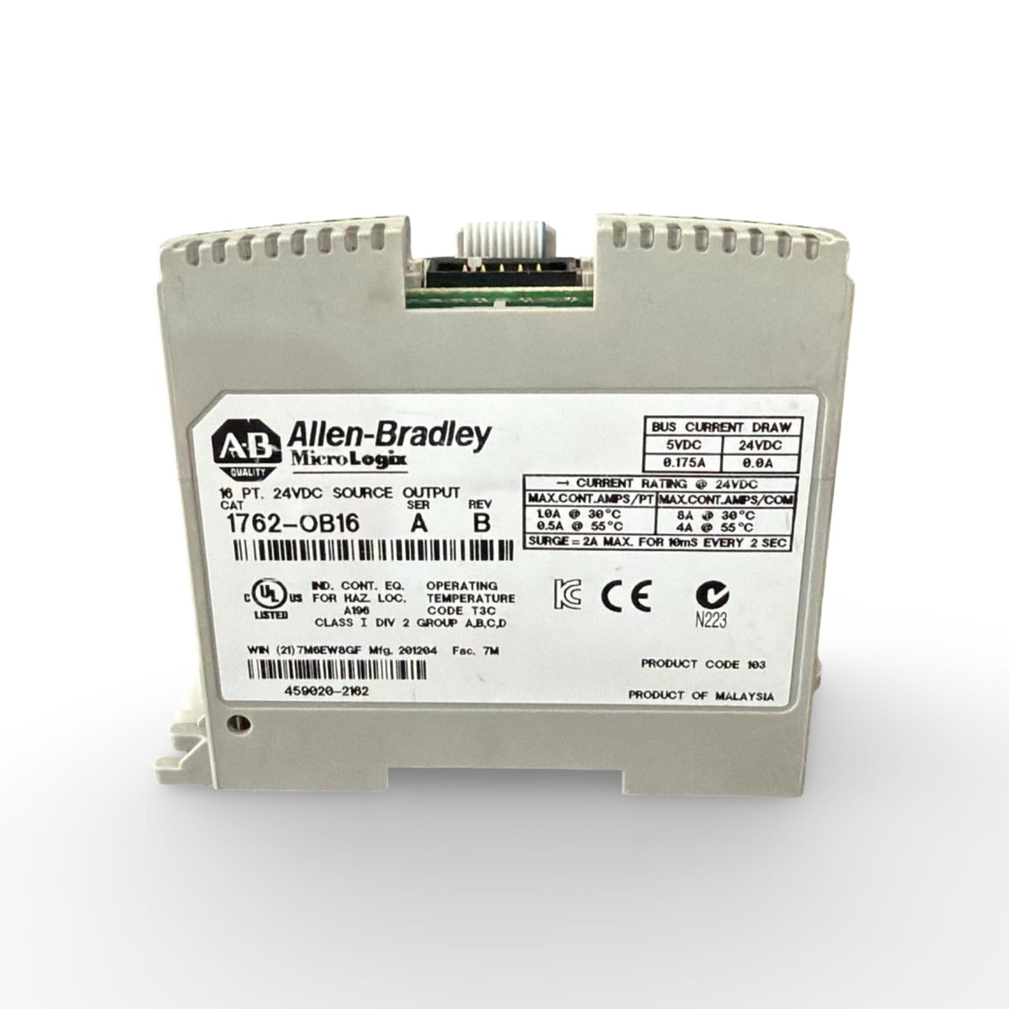 ALLEN BRADLEY 1762-OB16
