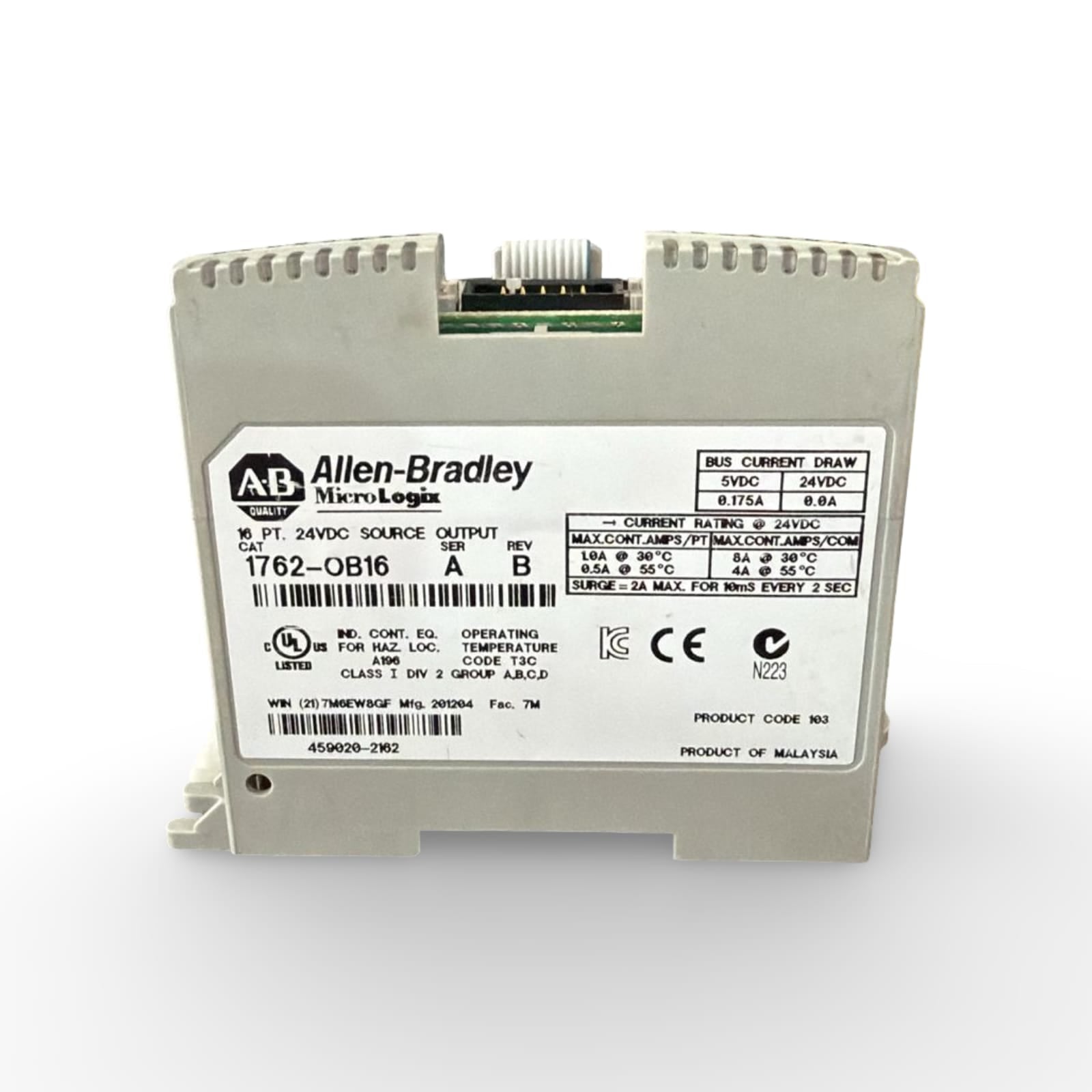 ALLEN BRADLEY 1762-OB16