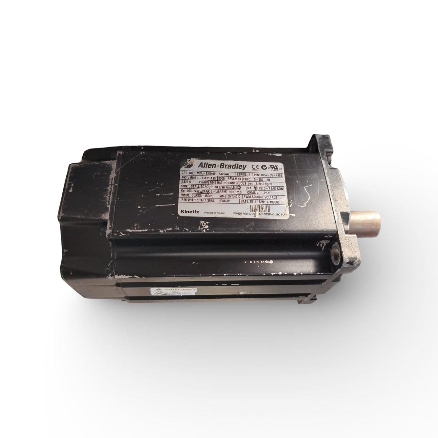 ALLEN BRADLEY MPL-B4540F-SJ22AA