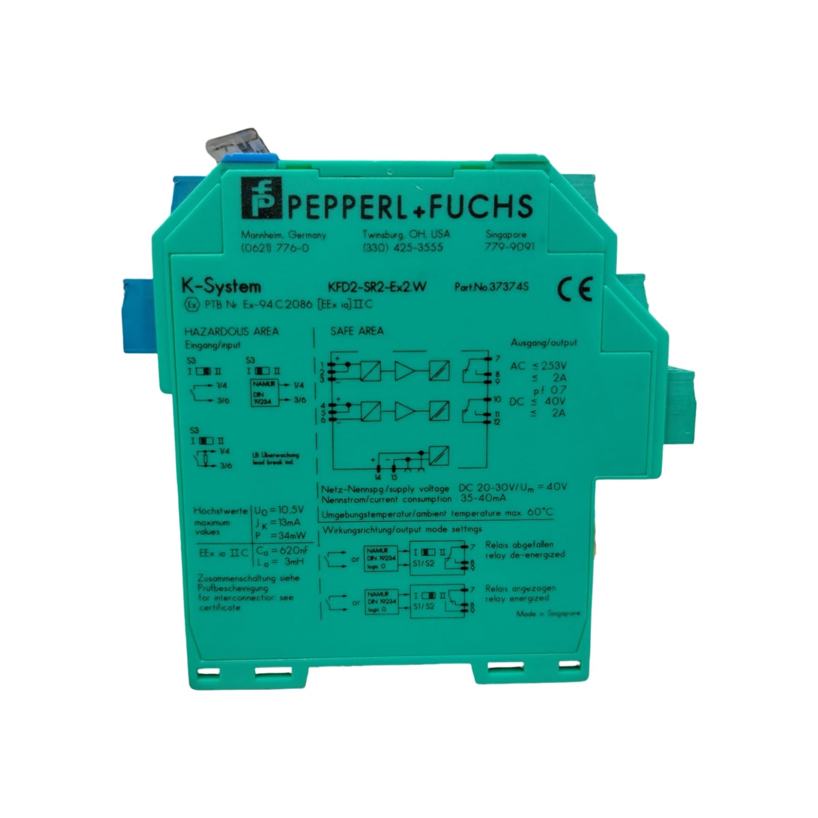 PEPPERL+FUCHS KFD2-SR2-Ex2.W