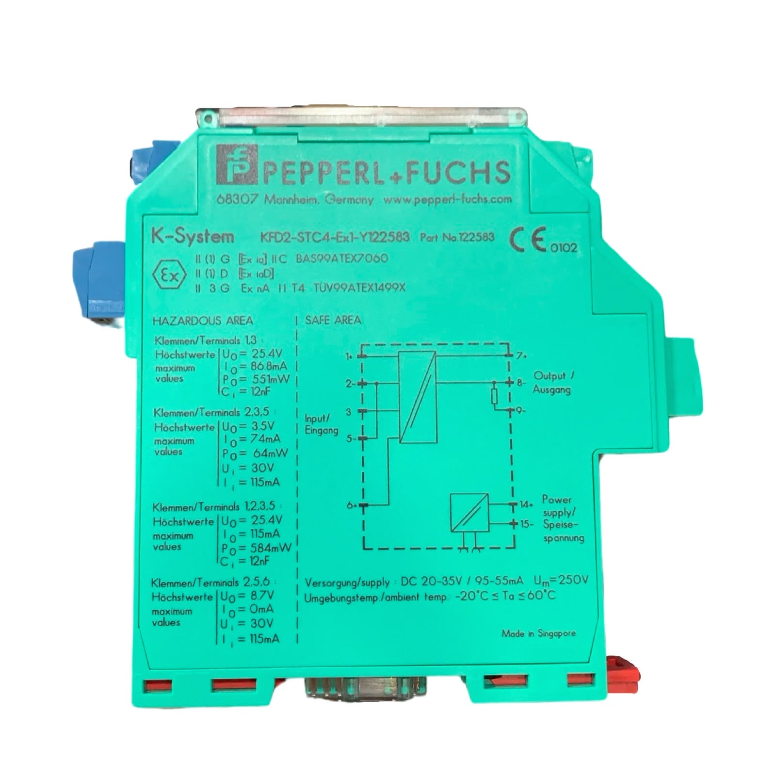 PEPPERL+FUCHS KFD2-STC4-EX1-Y122583