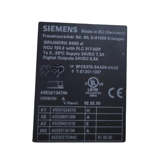 Siemens 6fc5372-0aa00-0aa2