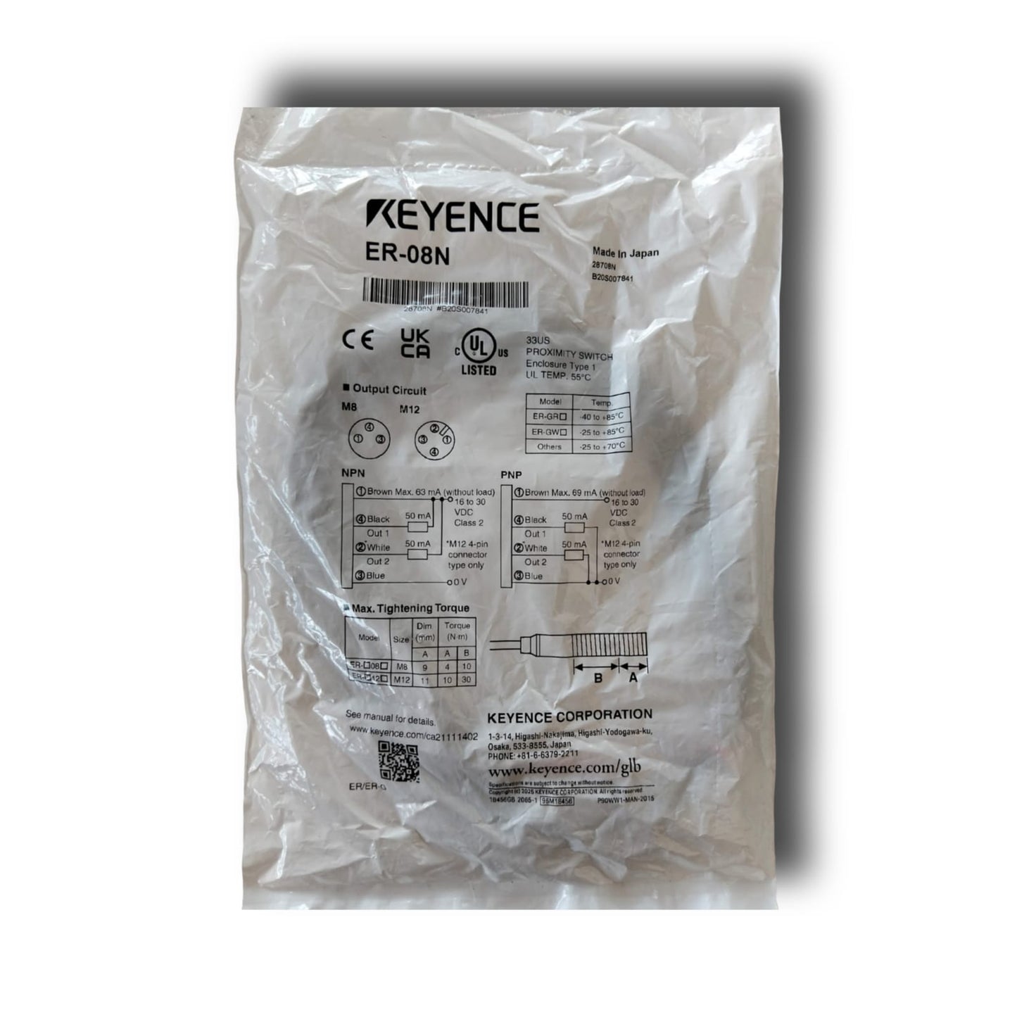 KEYENCE ER-08N