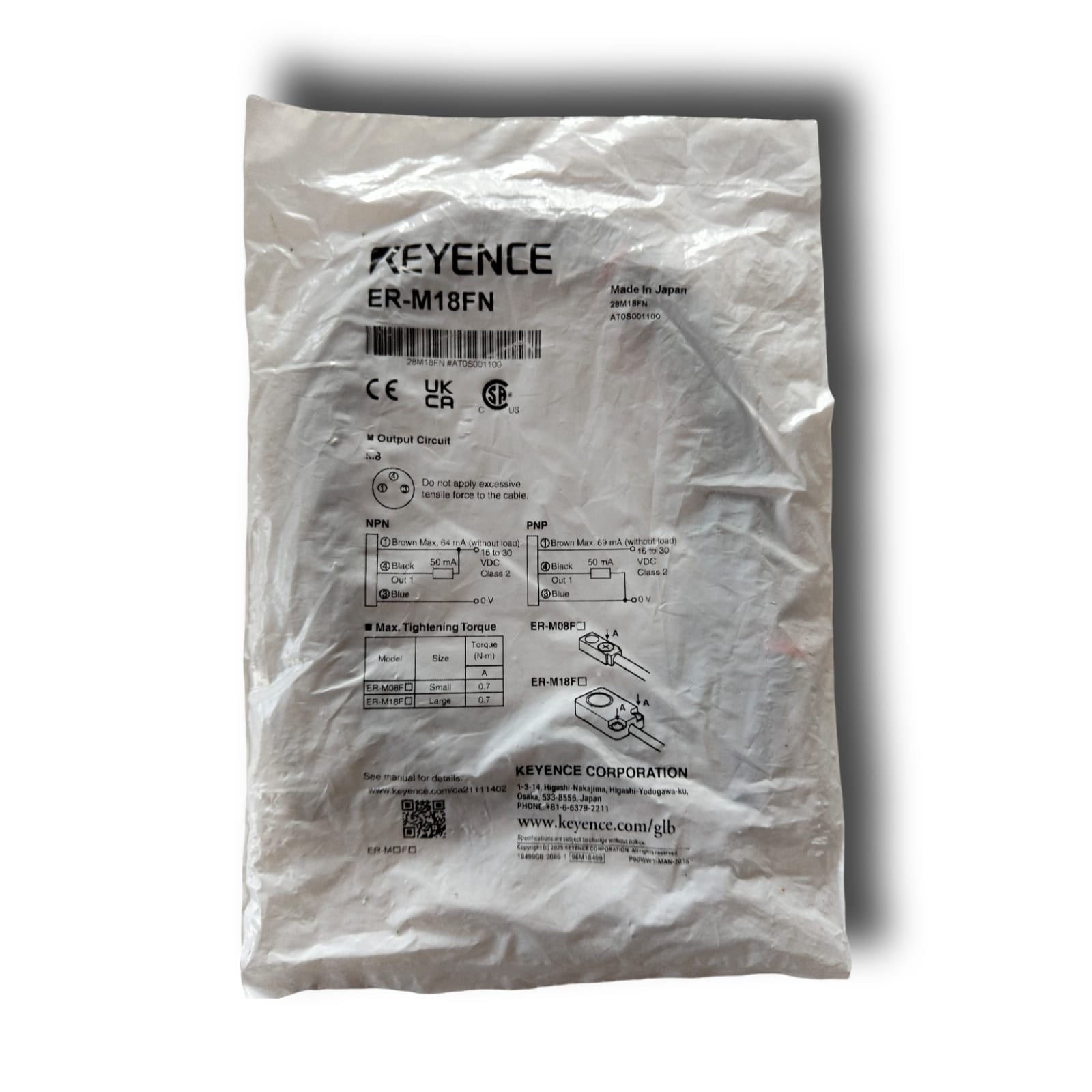 kEYENCE ER-M18FN