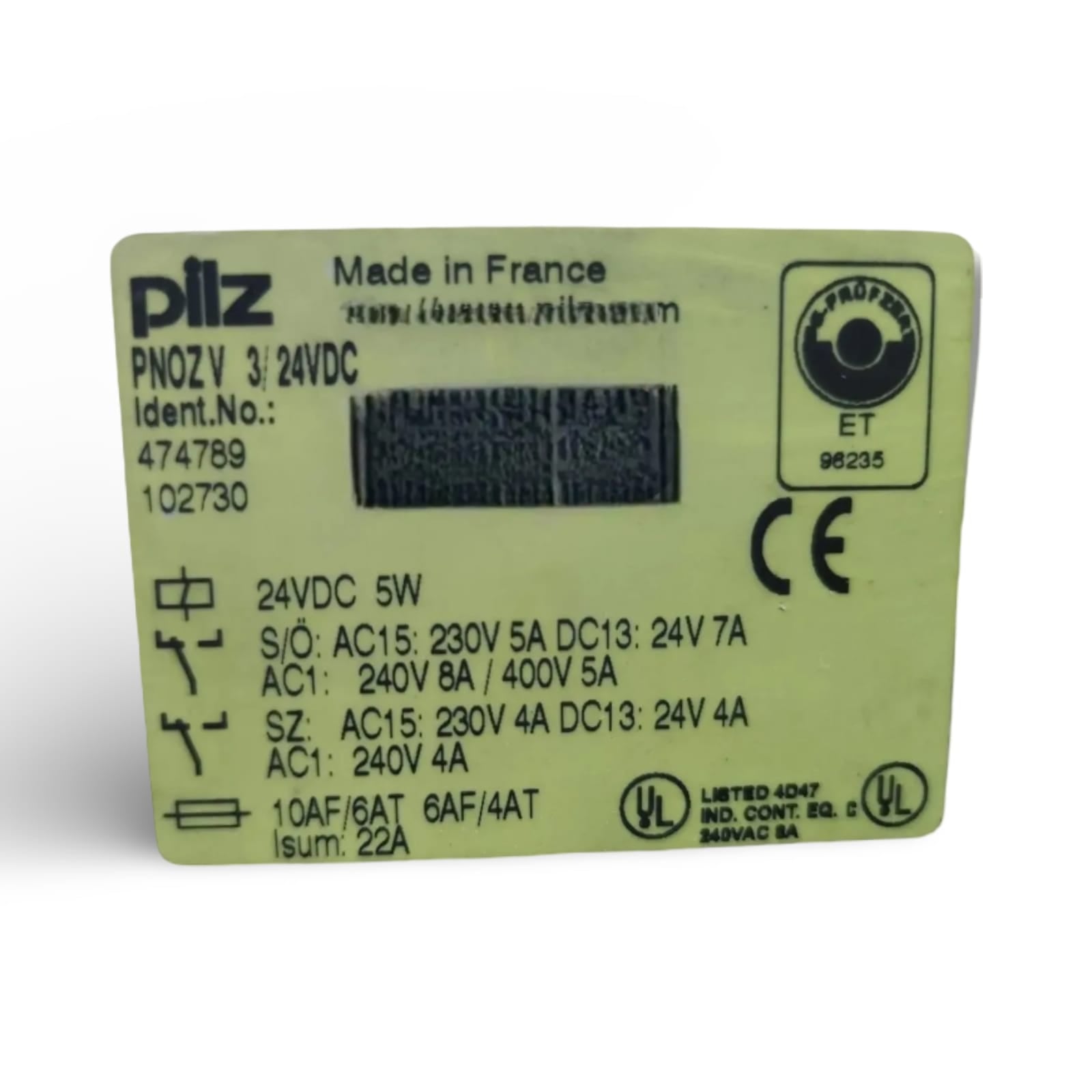 PILZ PNOZ V 3 474789