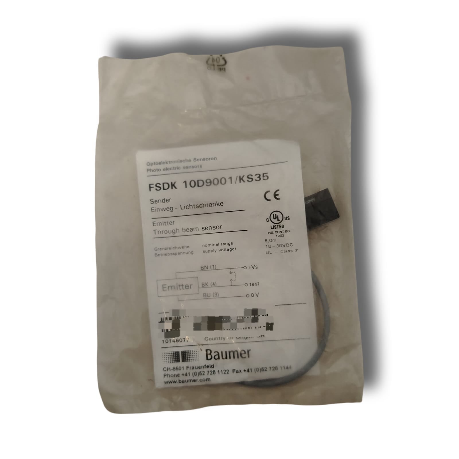 BAUMER FSDK 10D9001/KS35