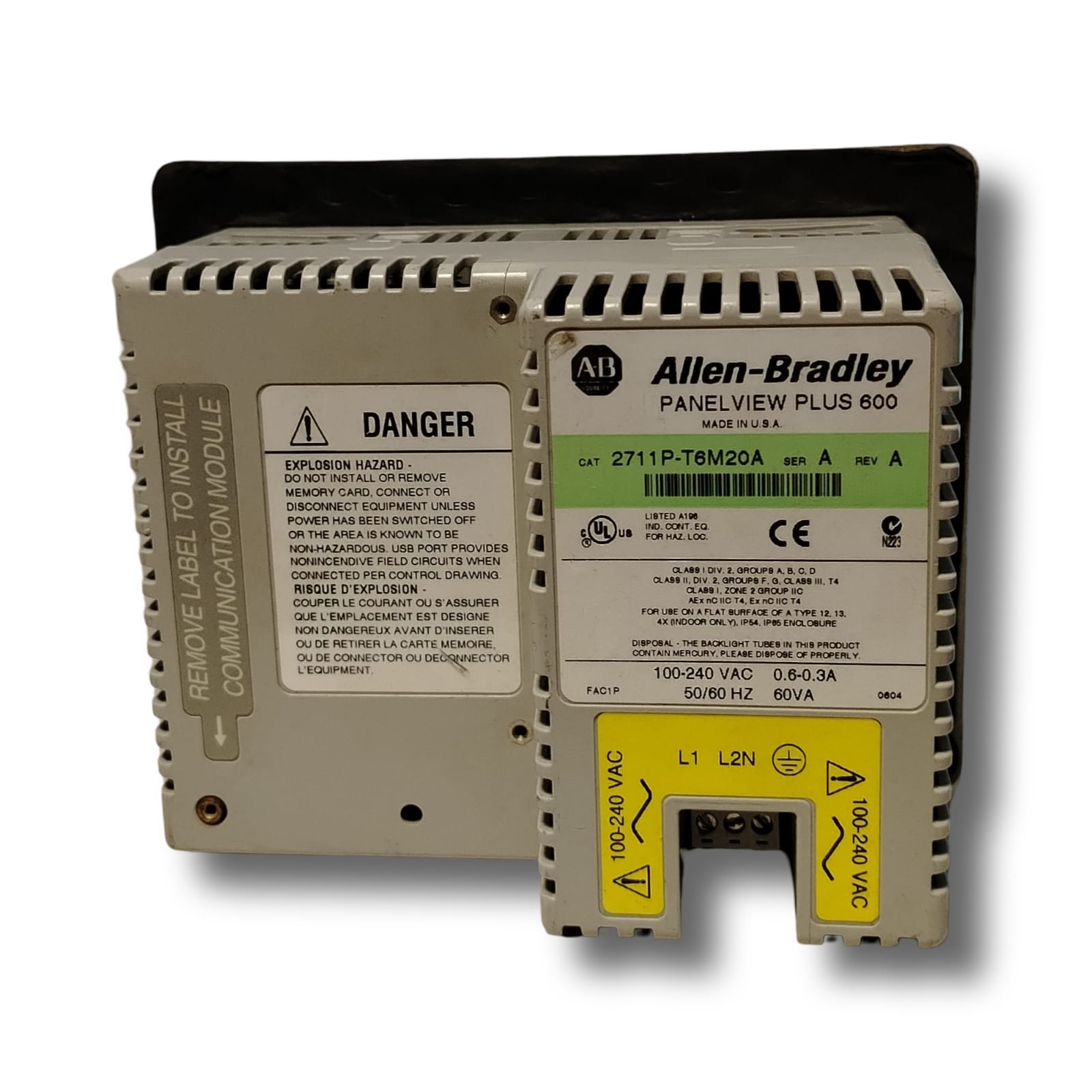 ALLEN-BRADLEY 2711P-T6M20A