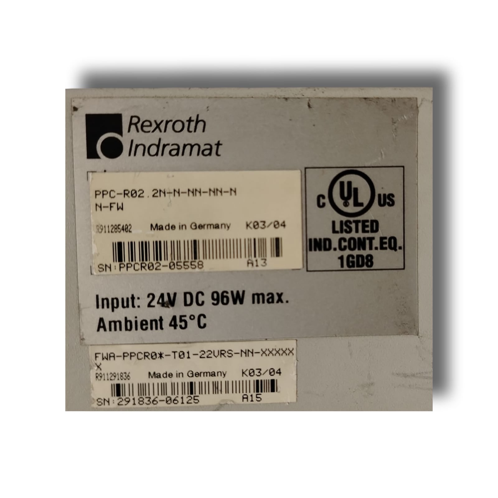 REXROTH PPC-R02.2N-N-NN-NN-N-N-FW