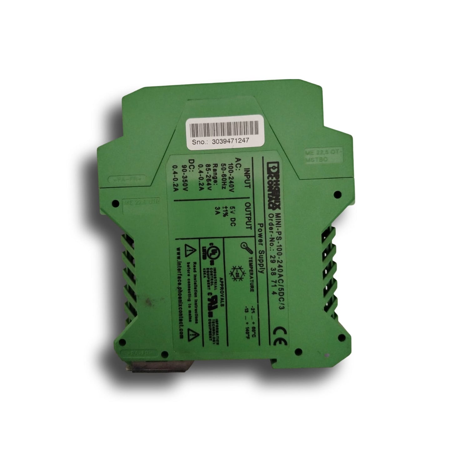 PHOENIX CONTACT mini-ps-100-240ac/5dc/3