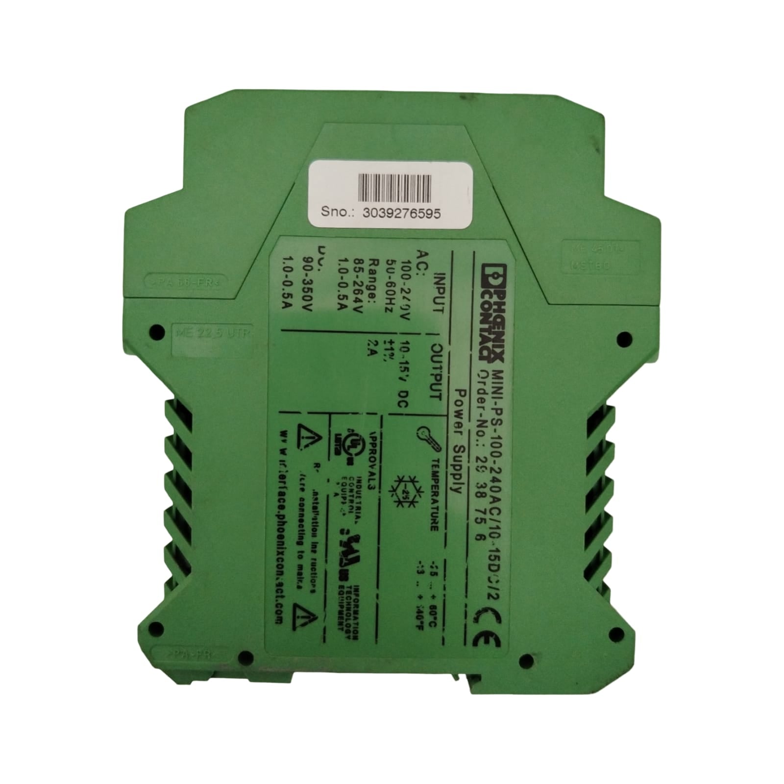 PHOENIX CONTACT mini-ps-100-240ac/10-15dc/2