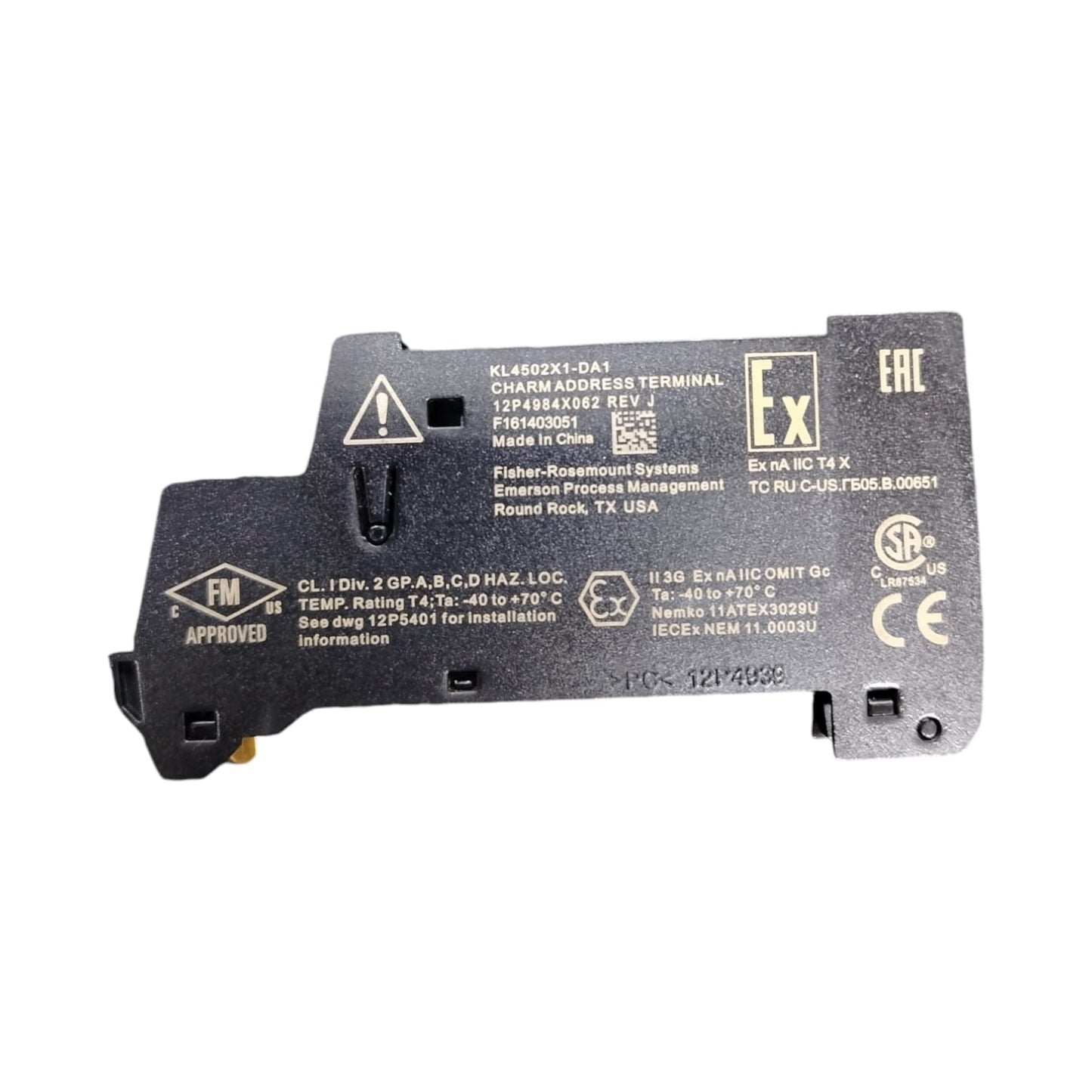 Emerson KL4502X1-DA1 Conector terminal