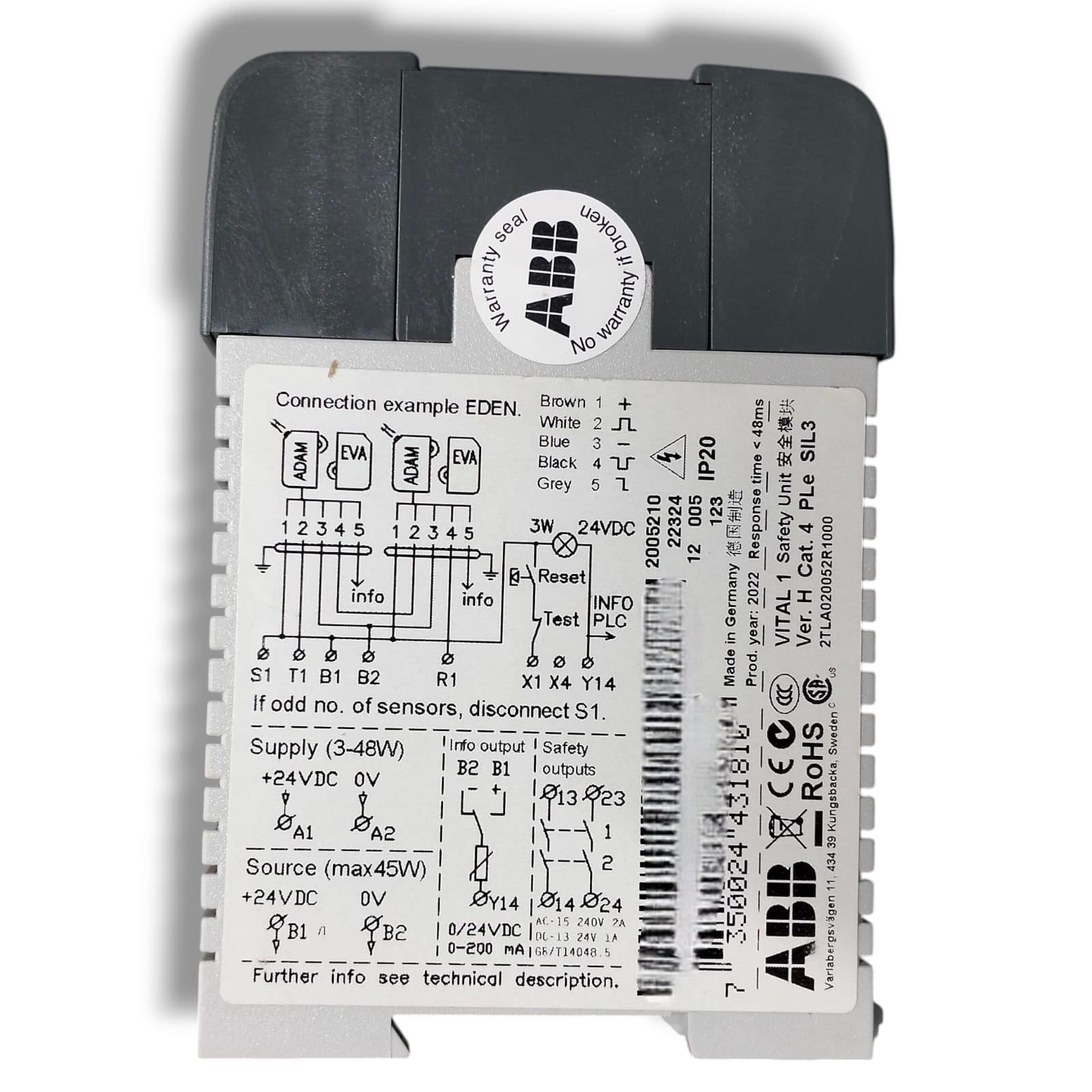 ABB 2TLA020052R1000 RELE