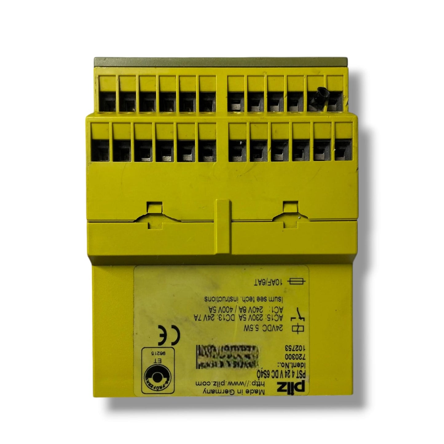 PILZ PST 4 24 V DC 6S40 RELE DE SEGURIDAD