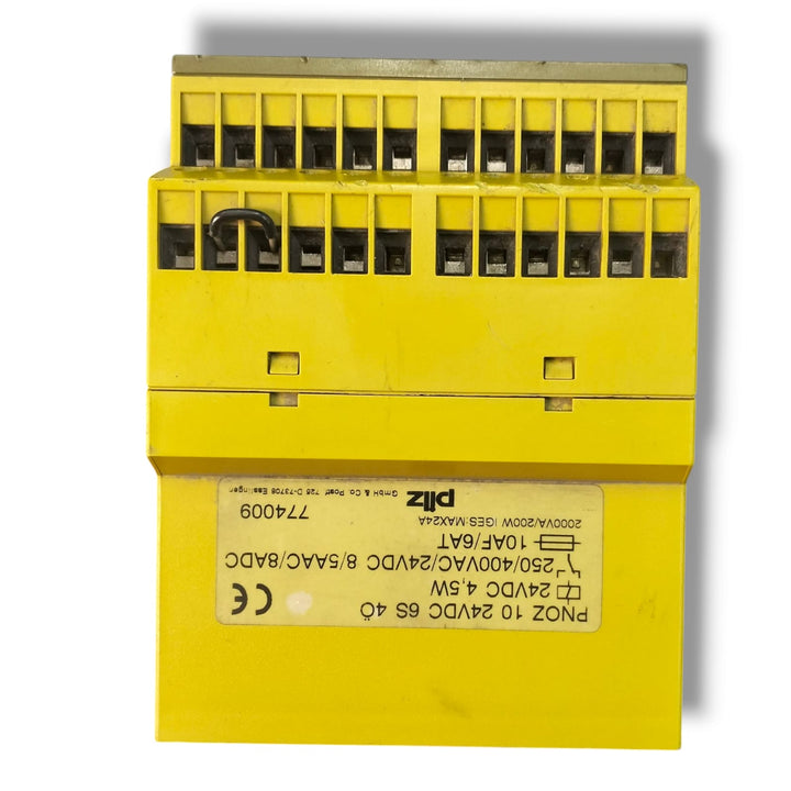 PILZ PNOZ 10 24VDC 6S 40 RELE CON DETALLE