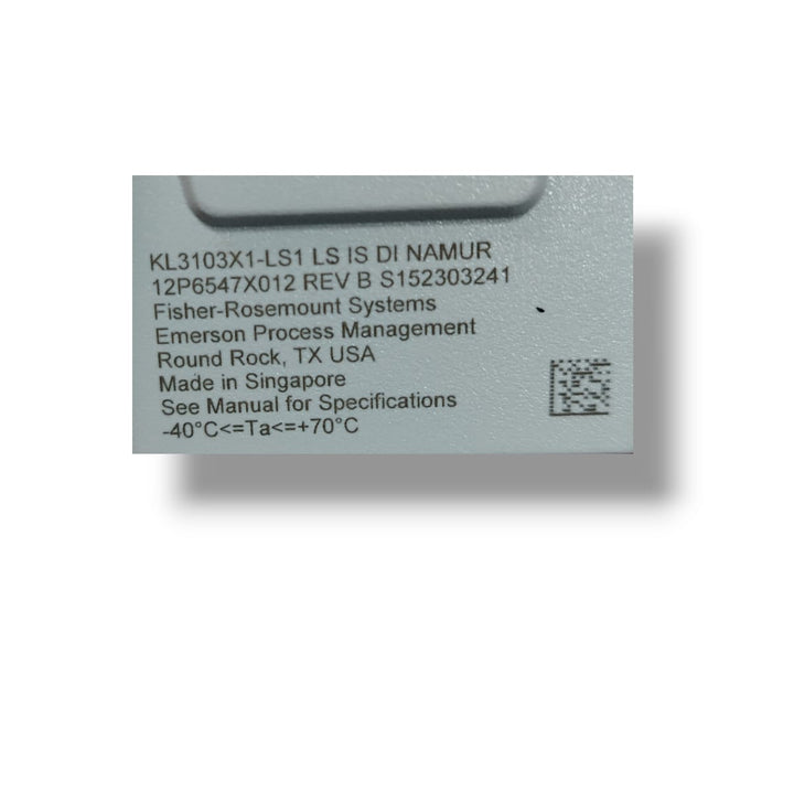 EMERSON KL3103X1-LS1EMERSON KL3103X1-LS1 MODELO DE ENTRADA PARA SISTEMA DELTAV