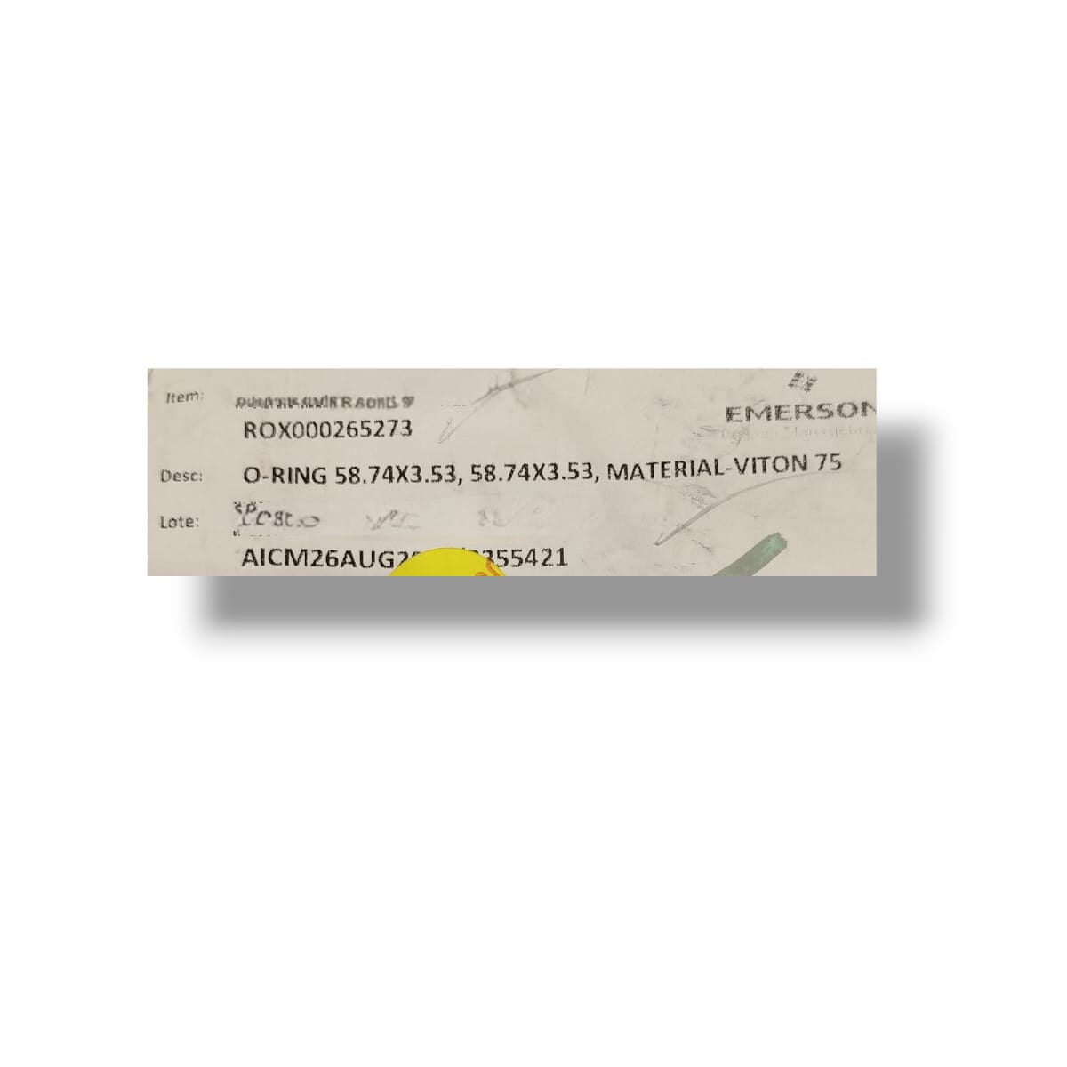 EMERSON ROX000265273 O-RING (JUNTA TÓRICA)