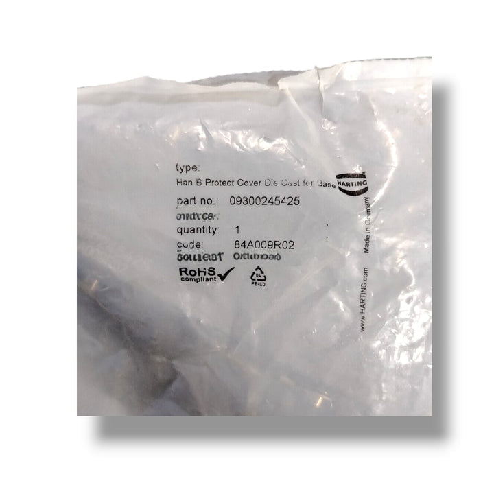 HARTING HAN  B PROTECT COVER DIE CAST FOR BASE 09300245425