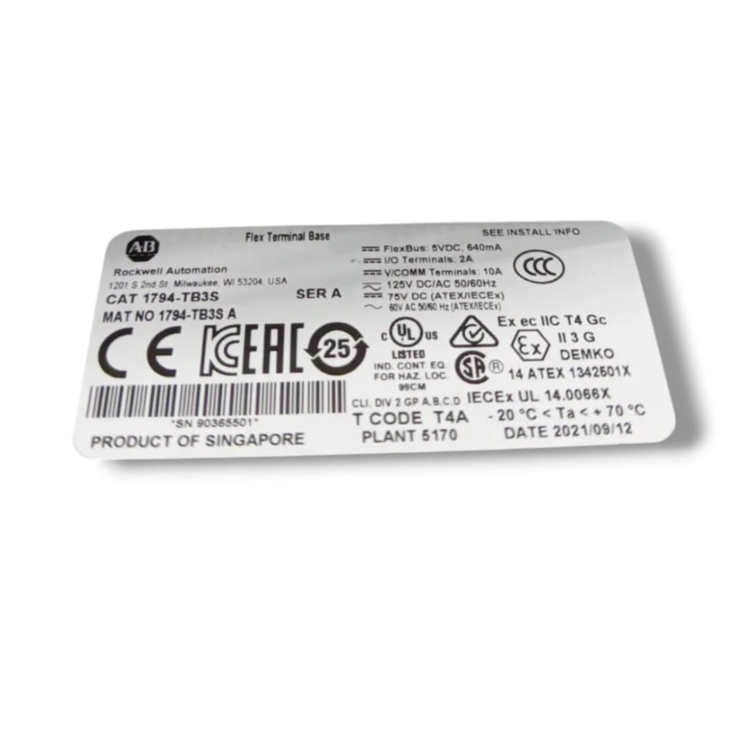 Allen Bradley 1794-tb3s