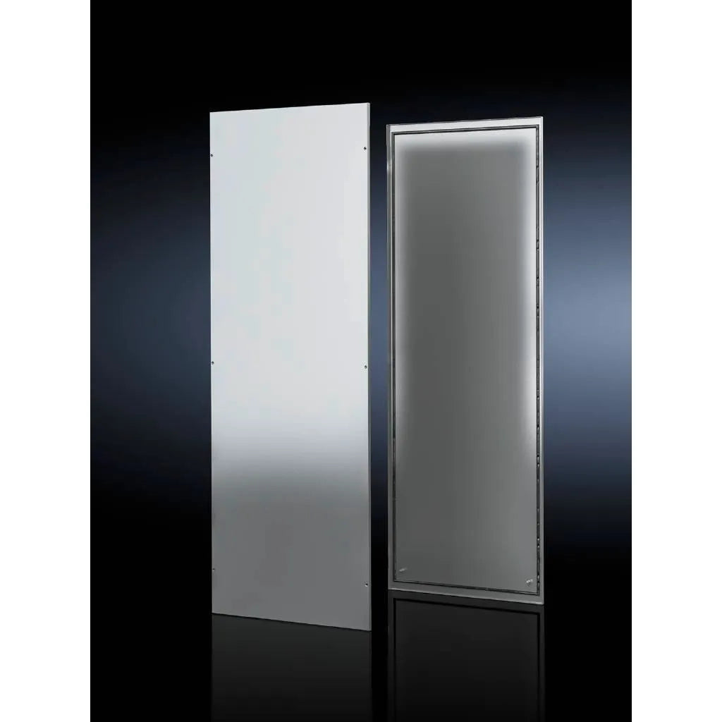 TS Laterales atornillables de chapa de acero 2000Hx800Dmm 2 piezas RAL 7035