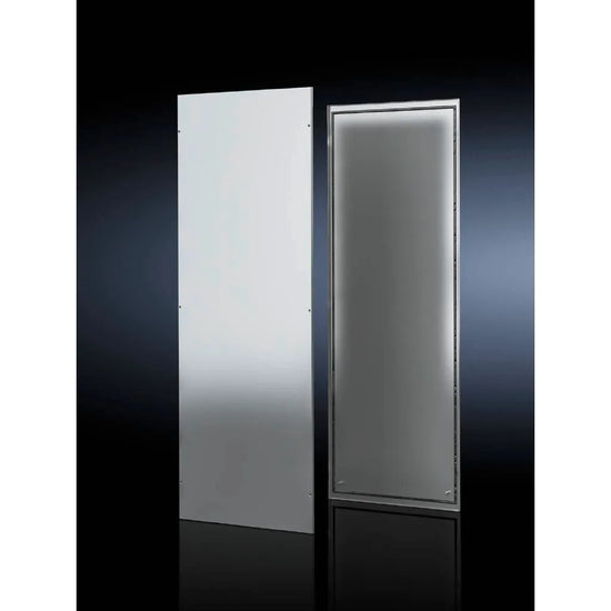TS Laterales atornillables de chapa de acero 2000Hx800Dmm 2 piezas RAL 7035