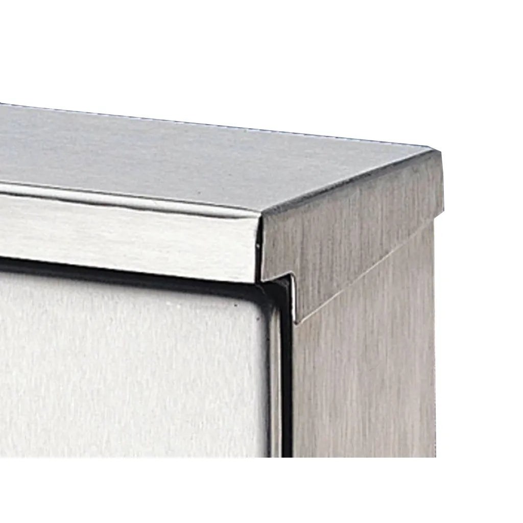 SZ Tejadillo de acero inoxidable Para gabinetes 800Wx300Dmm