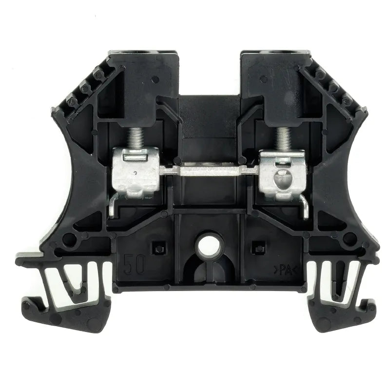 WDU 4 SW Clema de paso en color negro 4mm² 26-10AWG 32A 800VCA
