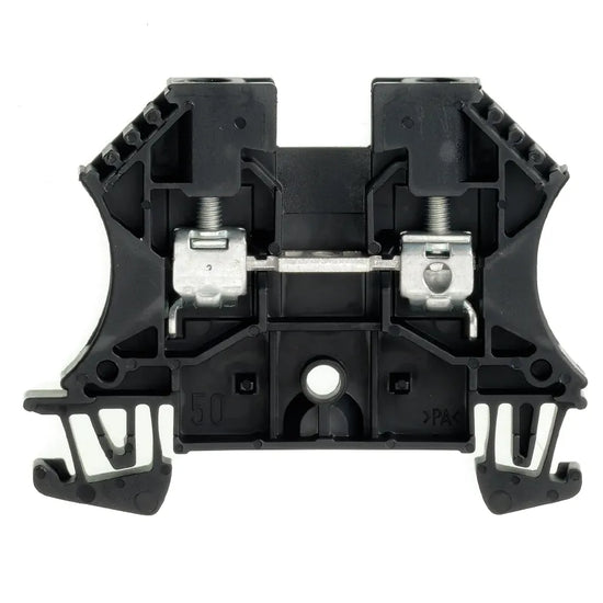 WDU 4 SW Clema de paso en color negro 4mm² 26-10AWG 32A 800VCA