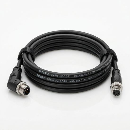 Festo Sim-m8-3gd-2,5-pu Cable de conexión