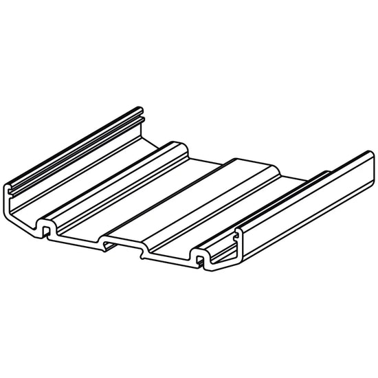 PF RS 100 OR 2000MM Carril de montaje Perfil extruido 2000mm Naranja RS 100