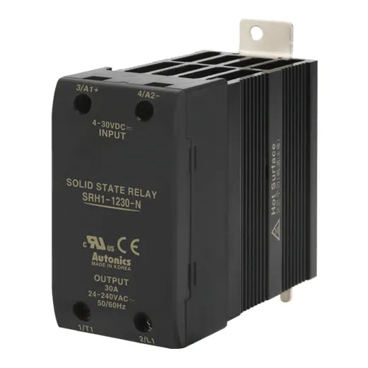 SRH1-4240-N SSR monofásico con disipador 40A Input 90-240VCA Output 24-240VCA