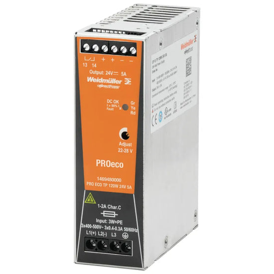 PRO ECO 120W 12VC 10A Fuente de alimentación monofásica 100-240VCA