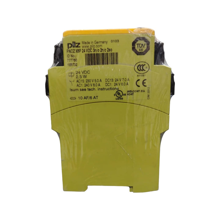 PILZ  PNOZ X8P 777760 24VDC 3N/O 2N/C 2SO RELÉ DE SEGURIDAD