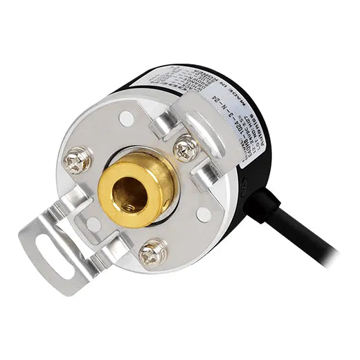 E40H12-360-3-T-24 Encoder 40mm flecha hueca Ø12mm 360PPR 3PH TotemPole 24VCD