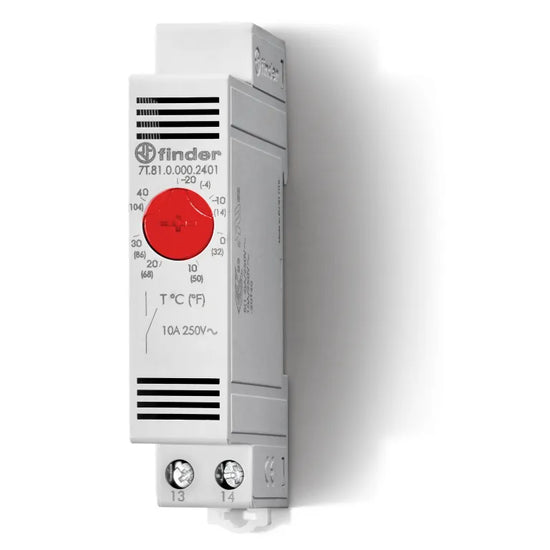 Termostato de cuadro para calefacción 1NC 10A 250V