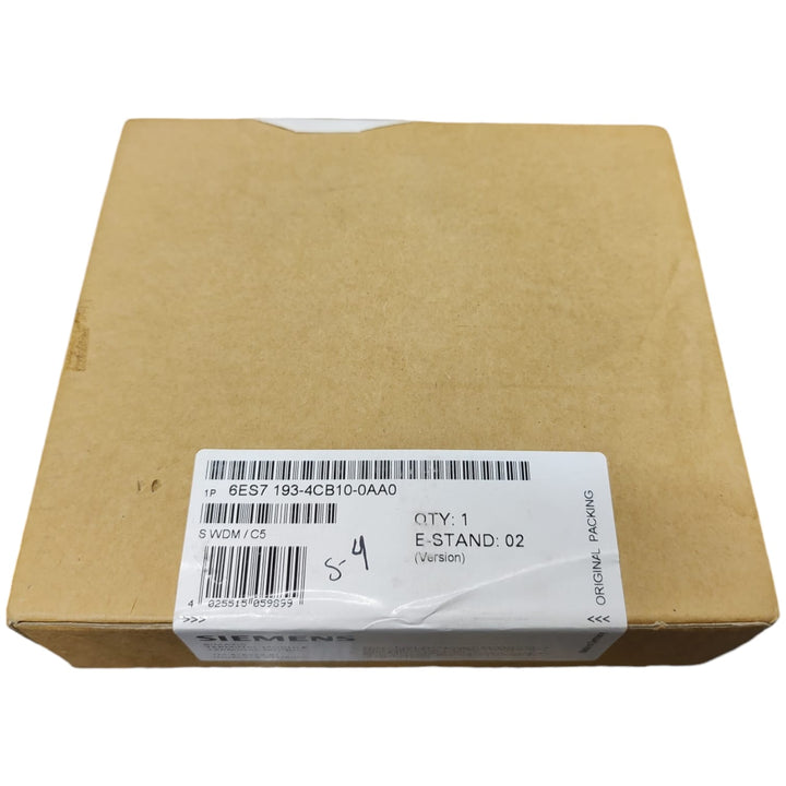 Siemens 6ES7 193-4CB10-0AA0 bloque terminal.