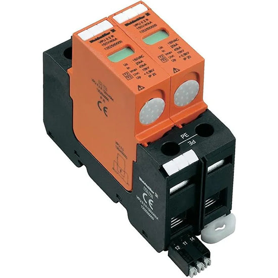 VPU II 2 R 150V/40kA Protector de sobretensión monofásico L1+N 120V 40 kA 1CO