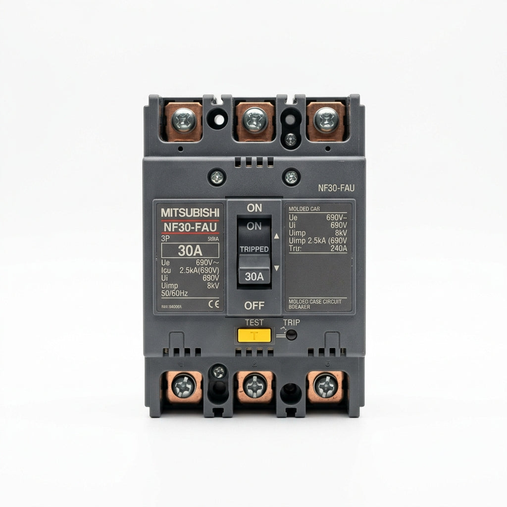 Mitsubishi Nf30-fau interruptor de caja moldeada