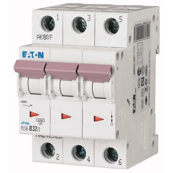 PLS6-C32/3-MW Xpole Interruptor termomagnético (ITM) 3P 32A 6kA Curva C