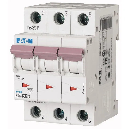 PLS6-B32/3-MW Xpole Interruptor termomagnético (ITM) 3P 32A 6kA Curva B