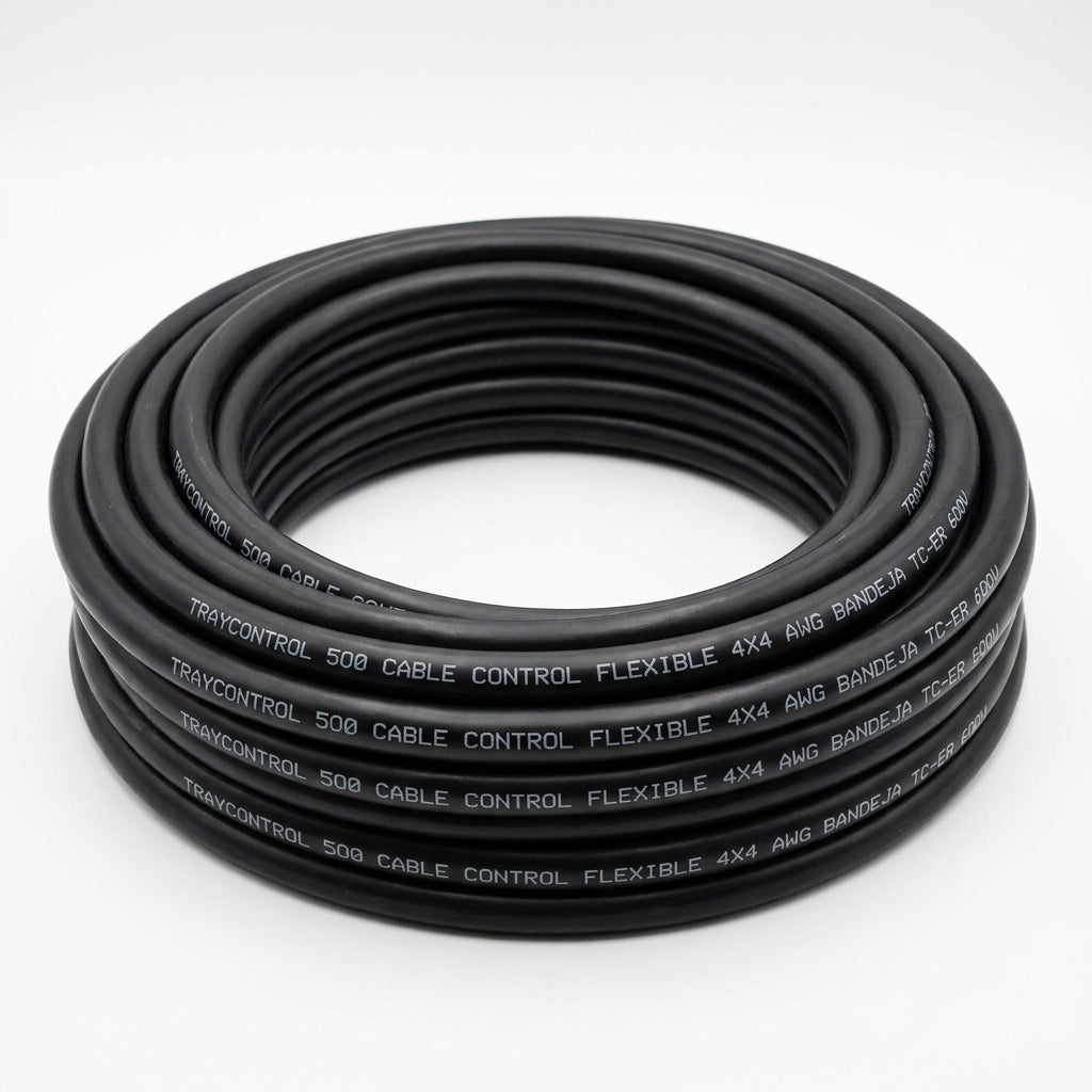 TRAYCONTROL 500 Cable control flexible 4×4 AWG bandeja TC-ER 600V