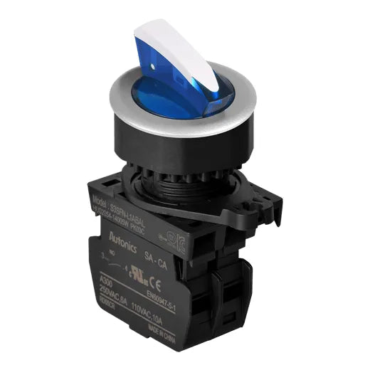 SELILUM C/RET 2P 30mm AZUL NA12-24V60°
