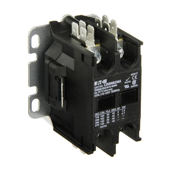 Contactor de proposito definido bobina 110-120 VCA 50/60 Hz 2P 30A 600V