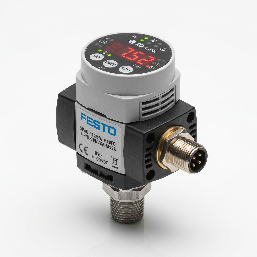 FESTO SPAU-P12R-W-G18FD-L-PNLK-PNVBA-M12U