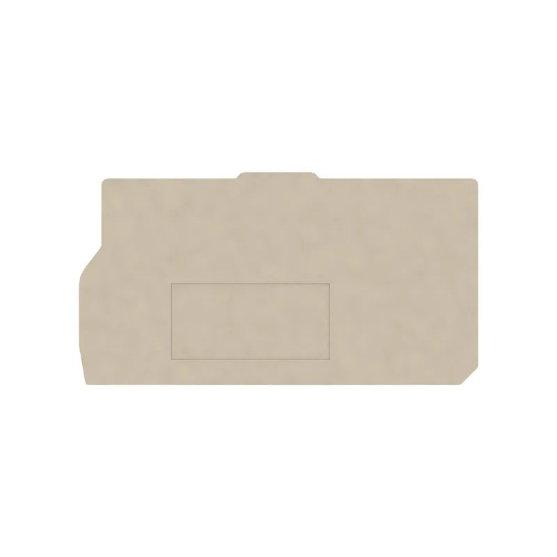 PAP PDU6/10 Tapa final beige para clema PDU/PPE 6/10