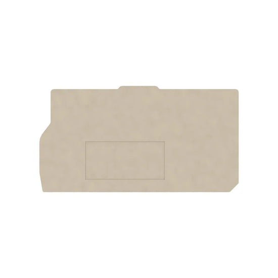 PAP PDU6/10 Tapa final beige para clema PDU/PPE 6/10